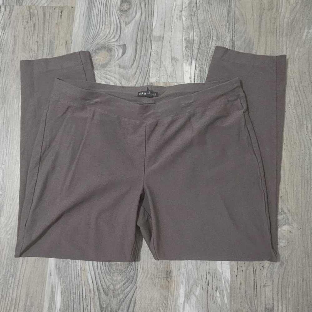Eileen Fisher pull on cropped pants suze large - Picture 5 of 9